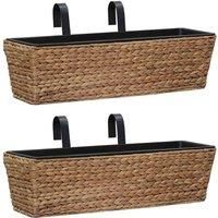 vidaXL Garden Planters 2pc Water Hyacinth