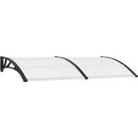 Vidaxl Door Canopy 200X100 Cm Pc - Black