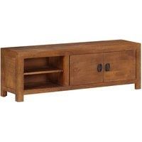 Solid Mango Wood TV Cabinet HiFi Entertainment Centre Stand Unit Board vidaXL