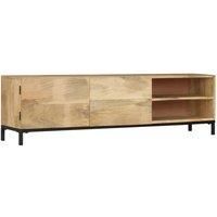 vidaXL TV Cabinet 145x30x41 cm Solid Mango Wood