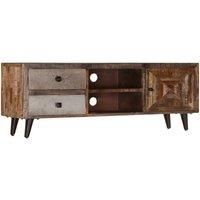 Solid Mango Wood TV Cabinet HiFi Sideboard Stand Entertainment Centre vidaXL