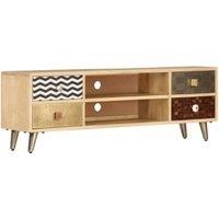 vidaXL TV Cabinet 120x30x40 cm Solid Mango Wood