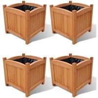 Vidaxl Raised Beds 4 Pcs 30X30X30 cm 2X41301