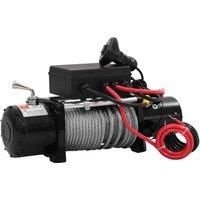 vidaXL Electric Winch 12V Recovery Windlass Car Vehicle Force Pull Trailer