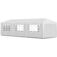 vidaXL Party Tent 3x9m with 8 Walls White Patio Garden Gazebo Marquee Pavilion