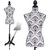 Female Mannequin Tailor Lady Bust Window Display Fashion Model Dressmaker vidaXL