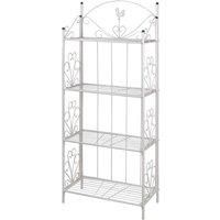 Plant Rack Square White