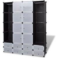 Modular Cabinet with Compartment Storage Cabinet Clothes Organiser vidaXL