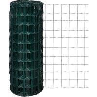 Vidaxl Euro Fence Steel 25X1.0 M Green