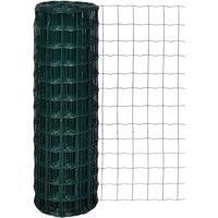 Vidaxl Euro Fence Steel 25X1 2 M Green