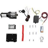 vidaXL Electric Winch 1360kg Wireless Remote Control Truck Trailer Profession