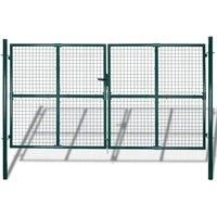 Vidaxl Garden Mesh Gate Fence Door Wall Grille 289 X 200 Cm