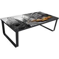 New Glass Coffee Table 4 Patterns Selectable Side Coffee End Table Living Room v