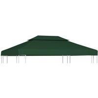 VidaXL Gazebo Cover Canopy Replacement 310 g / m Green 3 x 4 m