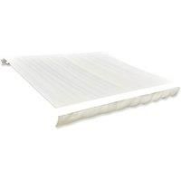 Vidaxl Awning Top Sunshade Canvas Cream 6X3M frame Not Included