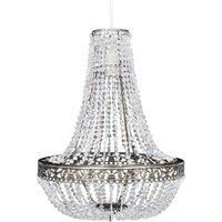 vidaXL Crystal Pendant Chandelier 36,5 x 46 cm, Multi