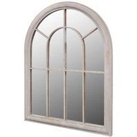 VidaXL Rustic Arch Garden Mirror 69x89 cm for Indoor and Outdoor Use