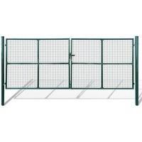 vidaXL Mesh Garden Gate 415 x 200 cm / 400 x 150 cm