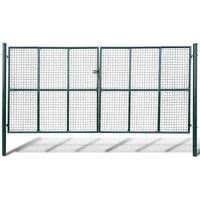 vidaXL Mesh Garden Gate 415 x 225 cm / 400 x 175 cm