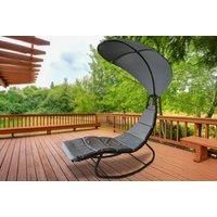 Heavy Duty Textoline Hammock Lounger With Canopy!