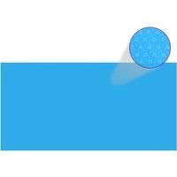 vidaXL Rectangular Pool Cover 732 x 366 cm PE Blue