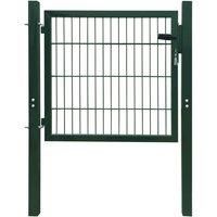 Vidaxl 2D Fence Gate single Green 106 X 130 cm