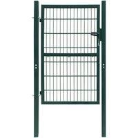 Vidaxl 2D Fence Gate single Green 106 X 210 cm