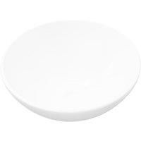 vidaXL Ceramic Round Bathroom Sink Basin - White