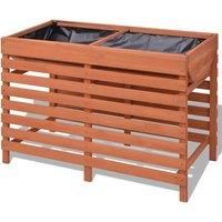 Wooden Planter Flower Plant Vegetables Fruit Pots Set 38x36x60cm/100x50x71cm vid