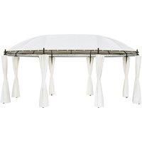 vidaXL Gazebo Cream White 530x350x265cm Garden Marquee Canopy Pavilion Tent