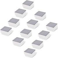 vidaXL 12 LED Inground Floor Recessed Decking Light Lamp Uplight Patio Garden Outdoor