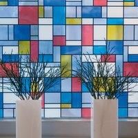 Fablon 67.5 cm x 2 m Roll Mondrian Self Adhesive Window Film