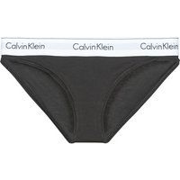 Calvin Klein Damen Slip MODERN COTTON - BIKINI, Einfarbig, Gr. 36 (Herstellergröße: S), Schwarz (BLACK 001)
