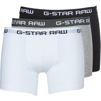G-STAR RAW Men/'s Classic Trunk 3-Pack Underwear, Multicolor (Black/Grey HTR/White 2058-6172), S (Pack of 3)