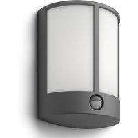Philips myGarden Stock LED Outdoor Wall Light with Motion Sensor, 1 x 6 W Integrated LED Light