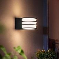 Philips Hue Lucca White LED Smart Outdoor Wall Light, Works with Alexa, Google Assistant and Apple HomeKit