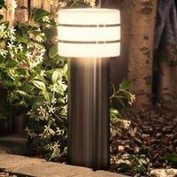 Philips Hue Tuar White LED Smart Outdoor Pedestal Light [Stainless Steel] Works with Alexa, Google Assistant and Apple HomeKit