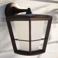 Philips Hue Econic White and Colour Ambiance Led Smart Garden Wall Light [Down Lantern], Works with Alexa, Google Assistant and Apple Homekit