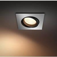 Philips Hue Centura LED spotlight, angular, alu