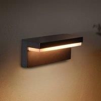 Philips Hue Nyro White & Colour Ambiance LED Smart Outdoor Wall Light, Black