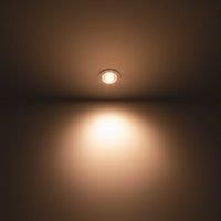 Philips LED Dive Bathroom Dimmable Spotlight 2700K 5.5W IP65 [Warm White - White] for Wetroom, Bathroom and Kitchen Lighting