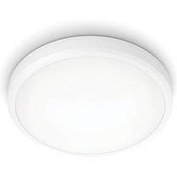PHILIPS LED Doris Bathroom Ceiling Light 4000K 17W IP44 [Cool White - White] for Indoor Lighting, Bathroom and Kitchen