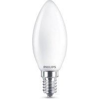 Philips Classic LED bulb E14 B35 6.5W 2,700K matt