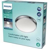 Philips Doris LED Ceiling Light Chrome 17W 1700lm (920JC)