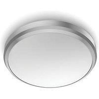Philips BALANCE CL257 LED Moisture Resistant Ceiling Light Nickel 6W 600lm (297RK)