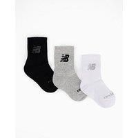 New Balance Kids Performance Cotton Cushioned 3 Pack Crew - Multi