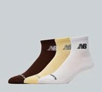 New Balance 3 Pack Ankle Sock - Multi - Size 9-11