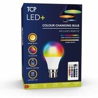 Colour-Changing LED Light Bulb With Remote Control