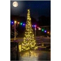 Fairybell Outdoor Christmas Tree 3m 320 LED Lights with Mast - Warm White - XMAS