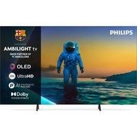 77" PHILIPS OLED810 OLED 4K HDR Ambilight Smart TV - 77OLED810/12, Black
